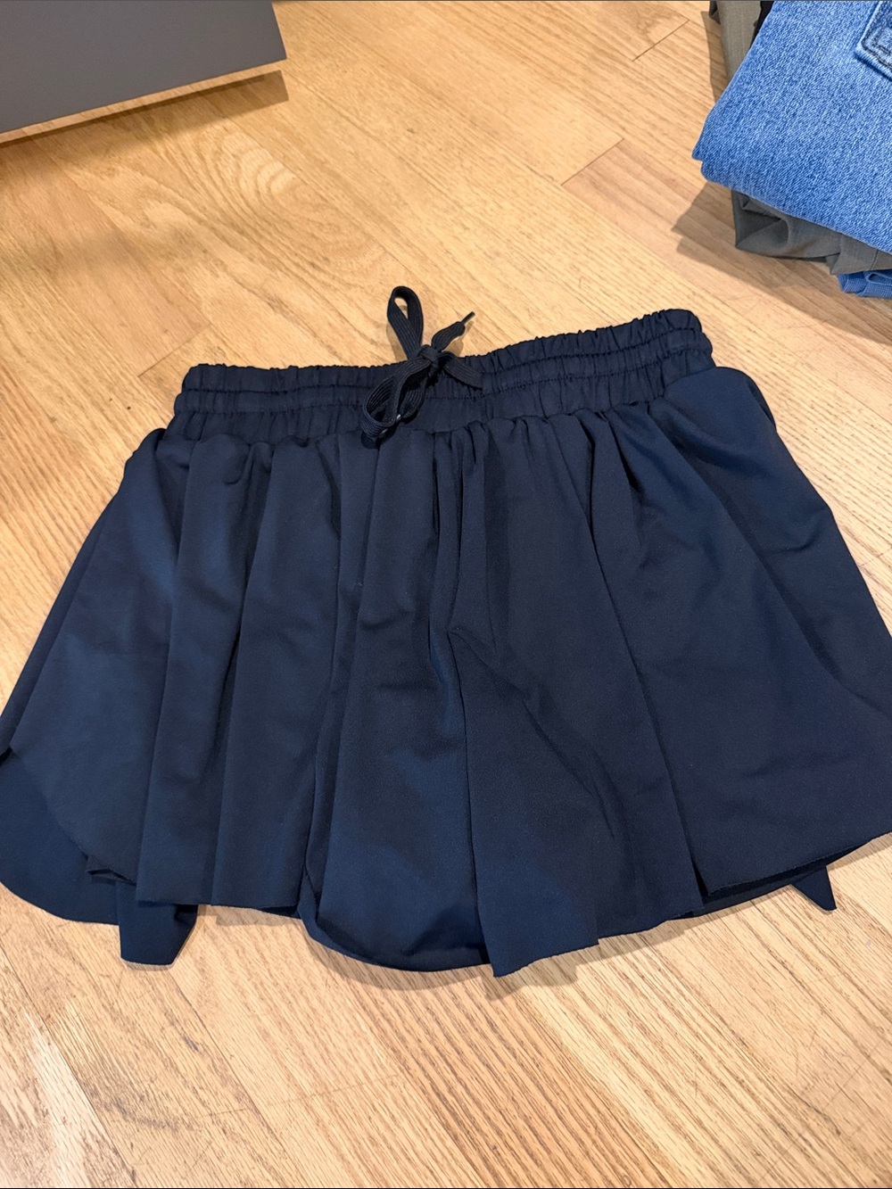 Amazon Women's Black Pleated Skort
